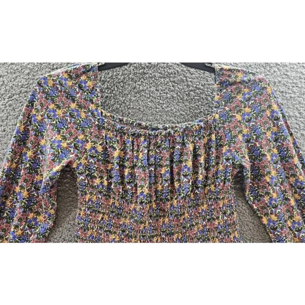 Polo Ralph Lauren Floral Smocked Top and Skirt Set Girls' L (12-14) Multi PullOn